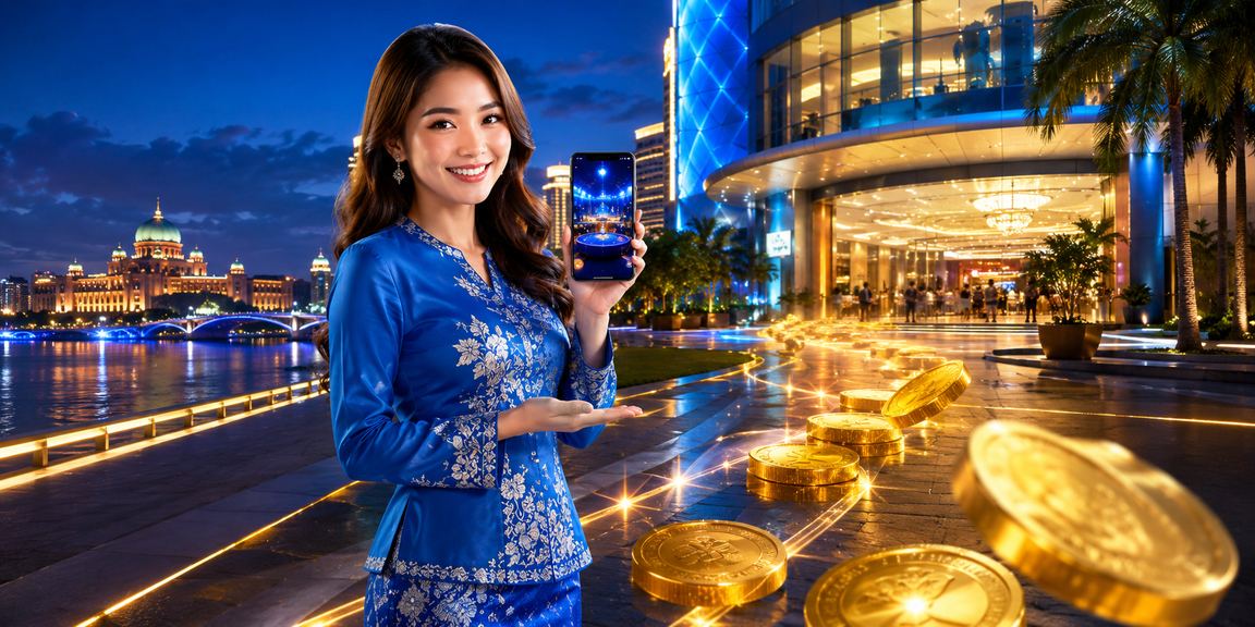 Pengguna Putrajaya menggunakan aplikasi kasino jqkslot di telefon pintar Android